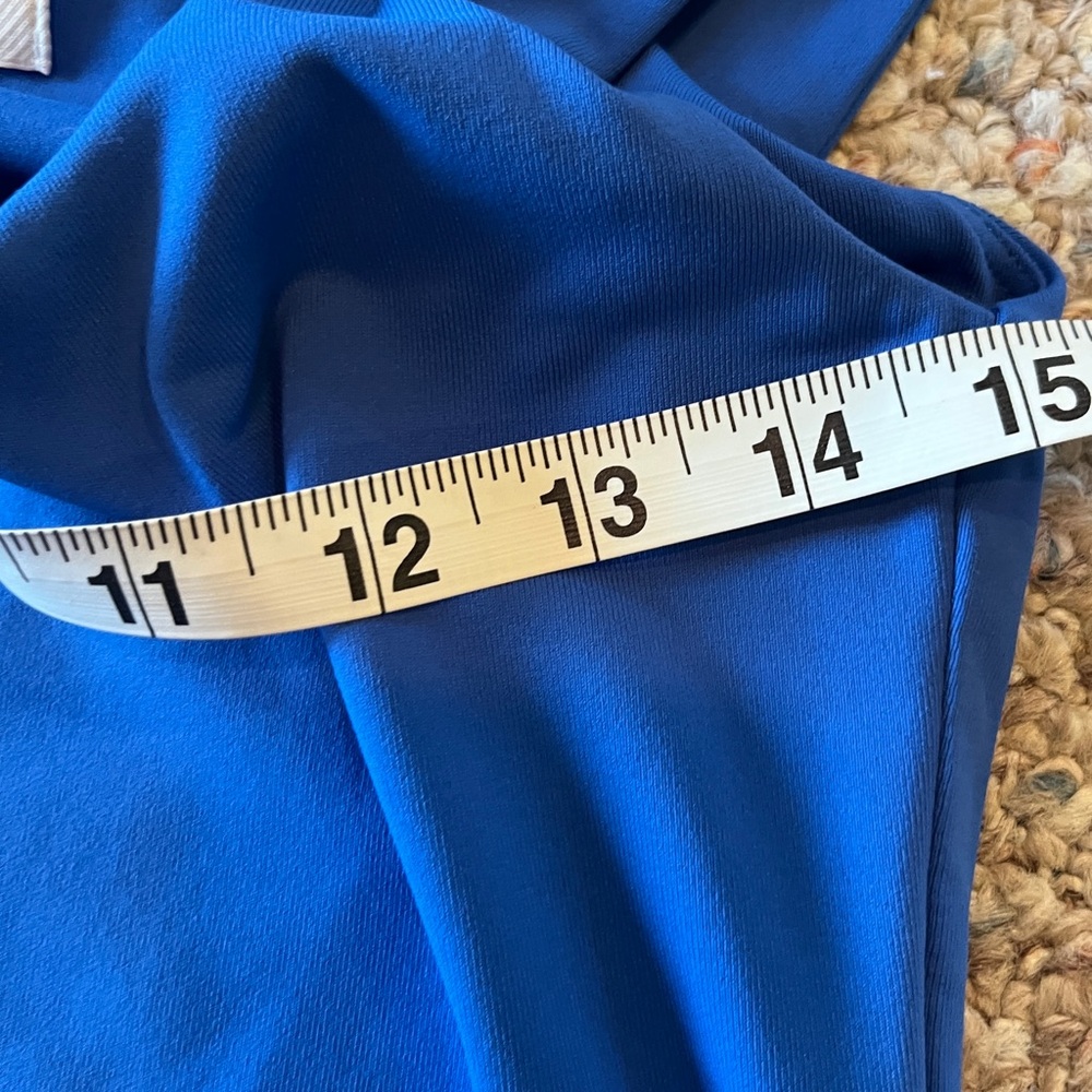 Aritzia Babaton Contour Pursue blue Bodysuit sleeveless squareneck women medium - Picture 3 of 4